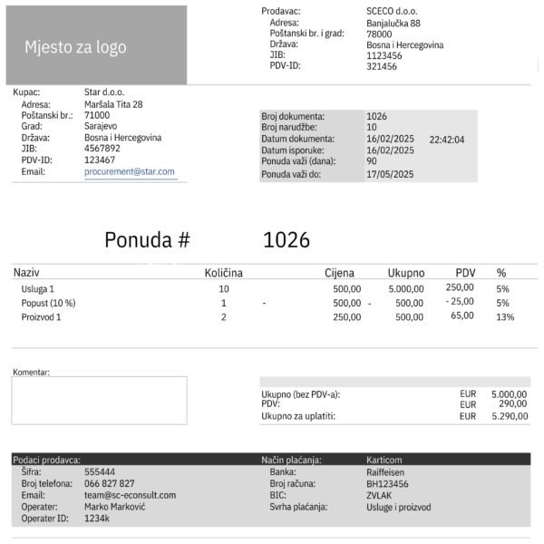 Intelligent Excel Invoice Template - Image 3